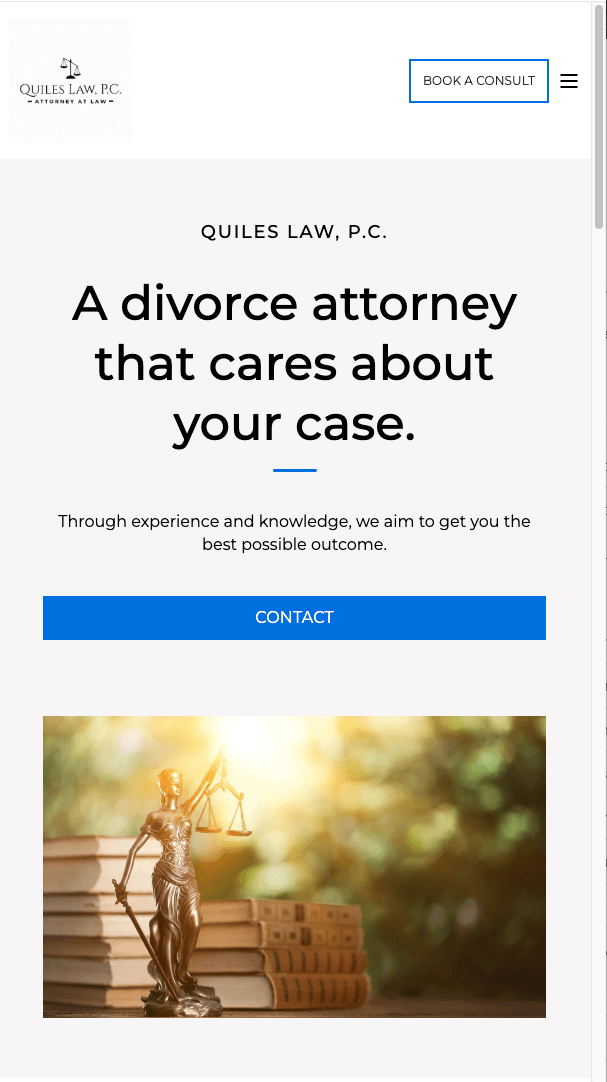Quiles Law, P.C. - best solo attorney website design